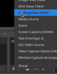 Adding the plugin as a video source